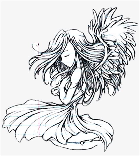 anime angel tattoo